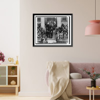 Thomas F. Ryan funeral from the church of St. Jean Baptiste, Vintage Poster