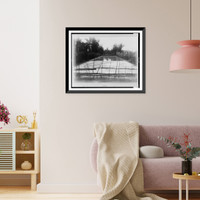 Historic Framed Print, Native salt works,  17-7/8" x 21-7/8"