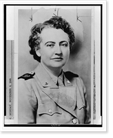 Historic Framed Print, [Mrs. Alice Rogers Hager, head-and-shoulders portrait, facing front],  17-7/8" x 21-7/8"