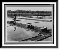 Salt pan at Laspinas i.e., Las Pi&ntilde;as, Rizal, Philippine Islands, Vintage Poster