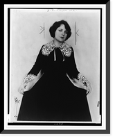 Historic Framed Print, [Helen Ford, three-quarter length portrait, standing, facing front].Victor Georg, N.Y.,  17-7/8" x 21-7/8"