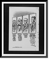 Speak softly and carry a big stick".Herblock.", Antique Wall Art