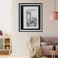 Historic Framed Print, What have we got that's more like a close shave?".Herblock.",  17-7/8" x 21-7/8"