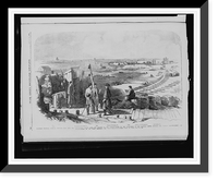 Historic Framed Print, Manassas Junction, looking towards Bull Run and Centreville, [...].from a sketch by our special artist, Mr. Forbes.,  17-7/8" x 21-7/8"