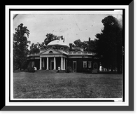 Historic Framed Print, [Monticello, Charlottesville, Virginia],  17-7/8" x 21-7/8"