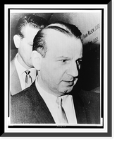 Historic Framed Print, [Jack Ruby, bust portrait, facing right, arriving in court],  17-7/8" x 21-7/8"