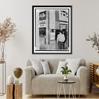 Exterior view of Jack Ruby's Carousel Club, Dallas, Texas Classic, Vintage Print