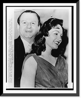 Jack Ruby and an unidentified employee at his Carousel Club, Dallas, Texas, Antique Print