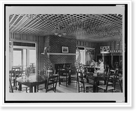 Tea house, Vusper Country Club, Tyngsboro, Mass, Vintage Print