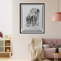 Historic Framed Print, Well,  do you want your daughter marryin' a Christian?"",  17-7/8" x 21-7/8"