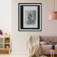 Historic Photo Print - The other ascent into the unknown.Herblock