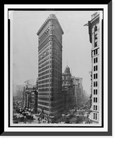 Historic Framed Print, Fuller Building (The Flatiron),  17-7/8" x 21-7/8"