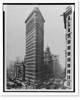 Historic Framed Print, Fuller Building (The Flatiron),  17-7/8" x 21-7/8"