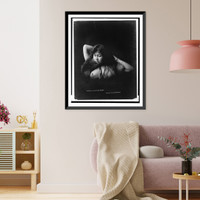 Historic Framed Print, Reverie of a Stickene maiden,  17-7/8" x 21-7/8"