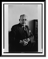 Reinhold Niebuhr, half-length portrait, facing front.photograph by Guy Gillette, Vintage Poster