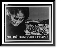 Nixon's bombs kill people, Vintage Poster