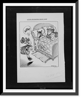 Little Goldilocks Riding Hood.Herblock, Antique Print