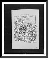 Historic Framed Print, You read books,  eh?".Herblock.",  17-7/8" x 21-7/8"
