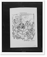 Historic Framed Print, You read books,  eh?".Herblock.",  17-7/8" x 21-7/8"