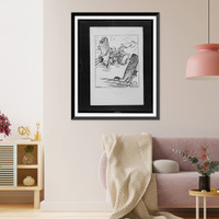 Historic Framed Print, Working on him.Herblock.,  17-7/8" x 21-7/8"