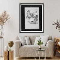 Historic Framed Print, Working on him.Herblock.,  17-7/8" x 21-7/8"
