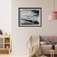 Lockheed P-38 Lightnings" of the 15th Air Force, in formation over Yugoslavia", Historic Reproduction