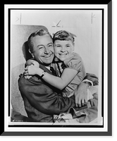 Robert Young and Lauren Chapin embracing, half-length portrait, seated, facing front Classic, Antique Wall Art