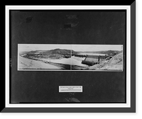 Historic Framed Print, Grand Coulee Dam, Washington,  17-7/8" x 21-7/8"