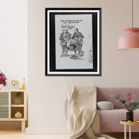 Historic Framed Print, Dick and Dad will tell me all I need to know".Herblock.",  17-7/8" x 21-7/8"