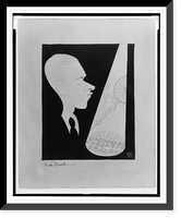 Historic Framed Print, Eric Dressler.Hirschfeld.,  17-7/8" x 21-7/8"