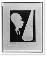 Historic Framed Print, Eric Dressler.Hirschfeld.,  17-7/8" x 21-7/8"