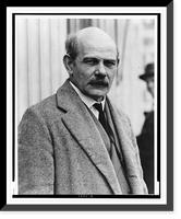 Gutzon Borglum, sculptor, half-length portrait, facing front, Vintage Poster