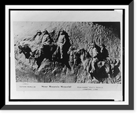 Historic Framed Print, Stone Mountain memorial,  17-7/8" x 21-7/8"