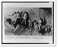 Historic Framed Print, Stone Mountain memorial,  17-7/8" x 21-7/8"