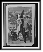 The spirits abroad - The spirit of union.J.M. Nevin inv, Antique Print