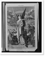 The spirits abroad - The spirit of union.J.M. Nevin inv, Antique Print