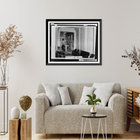 Historic Framed Print, Executive offices,  17-7/8" x 21-7/8"