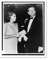 His Honor John V. Lindsay who arrived with his wife at the opening of the Royal Ballet at Lincoln Center last night.World Journal Tribune photo by James Kavallines. Classic, Vintage Print