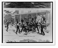 Murder of a Negro at Mrs. Carter's house Classic, Antique Poster