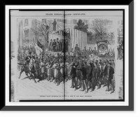 General Grant reviewing his old comrades in arms in the great procession.Bghs, Historic Print