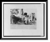 Historic Framed Print, Bo&ucirc;l&acirc;k - Carrefour (Mosqu&eacute;e, caf&eacute;, &c.).F&eacute;lix Teynard.,  17-7/8" x 21-7/8"