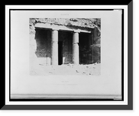 Historic Framed Print, B&eacute;ni-Ha&ccedil;an - architecture hypog&eacute;enne - tombeau de N&eacute;vothph.F&eacute;lix Teynard.,  17-7/8" x 21-7/8"