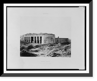 Historic Framed Print, Dend&eacute;rah (Tentyris) - Temple d'Ath&ocirc;r - vue g&eacute;n&eacute;rale.F&eacute;lix Teynard.,  17-7/8" x 21-7/8"