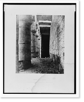 Historic Framed Print, M&eacute;d&icirc;net-Abou (Th&egrave;bes) - constructions post&eacute;rieures - deuxi&egrave;me cour - galerie nord-est [sic].F&eacute;lix Teynard.,  17-7/8" x 21-7/8"