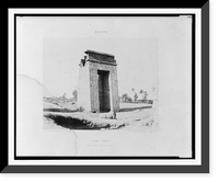 Historic Framed Print, Karnak (Th&egrave;bes) - grande porte du sud vue du point C.F&eacute;lix Teynard.,  17-7/8" x 21-7/8"