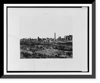 Historic Framed Print, Karnak (Th&egrave;bes) - vue g&eacute;n&eacute;rale des ruines prise du nord-est, en V.FT [monogram] F&eacute;lix Teynard.,  17-7/8" x 21-7/8"