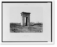 Historic Framed Print, Karnak (Th&egrave;bes) - grande porte du nord vue du point X.F&eacute;lix Teynard.,  17-7/8" x 21-7/8"