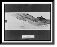 St. Vrain Glacier looking toward Morraine, Colorado - 2, Antique Print