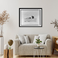 Historic Framed Print, Dakkeh (Pselcis) - vue g&eacute;n&eacute;rale du temple.F&eacute;lix Teynard.,  17-7/8" x 21-7/8"