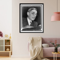 Historic Framed Print, [James B. Conant, head-and-shoulders portrait, facing right, testifying before the Senate Foreign Relations Committee],  17-7/8" x 21-7/8"